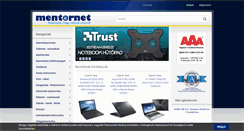 Desktop Screenshot of mentornet.hu