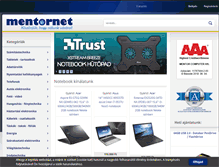 Tablet Screenshot of mentornet.hu